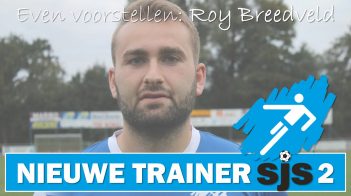 Roy Breedveld Nieuwe Trainer SJS 2