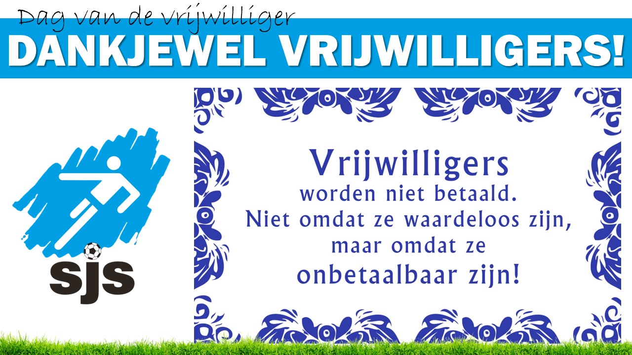 Vrijwilligers bedankt!